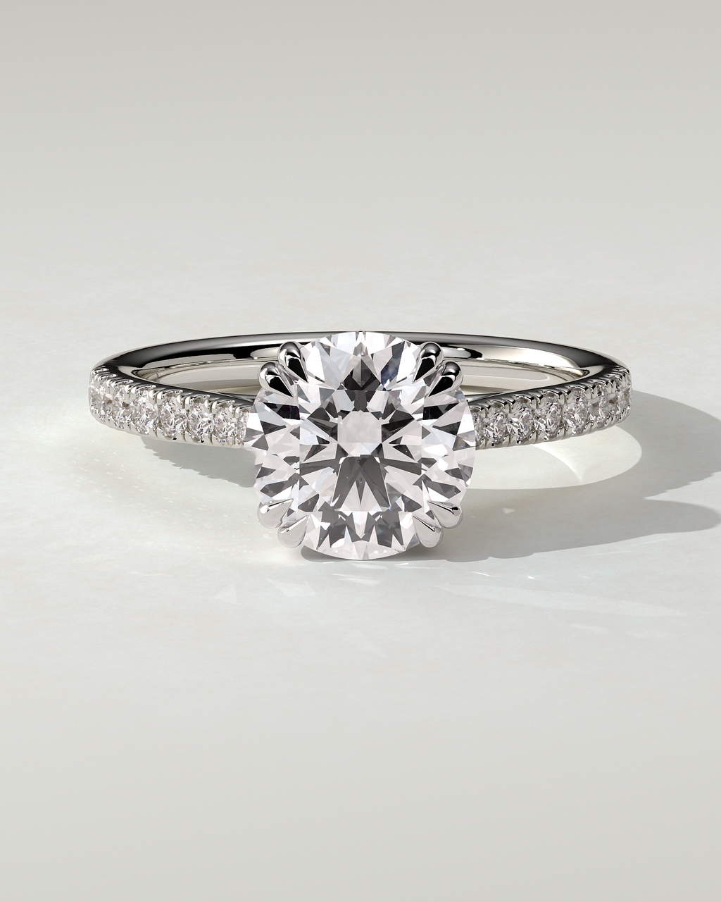 Amelia Solitaire Round Ring