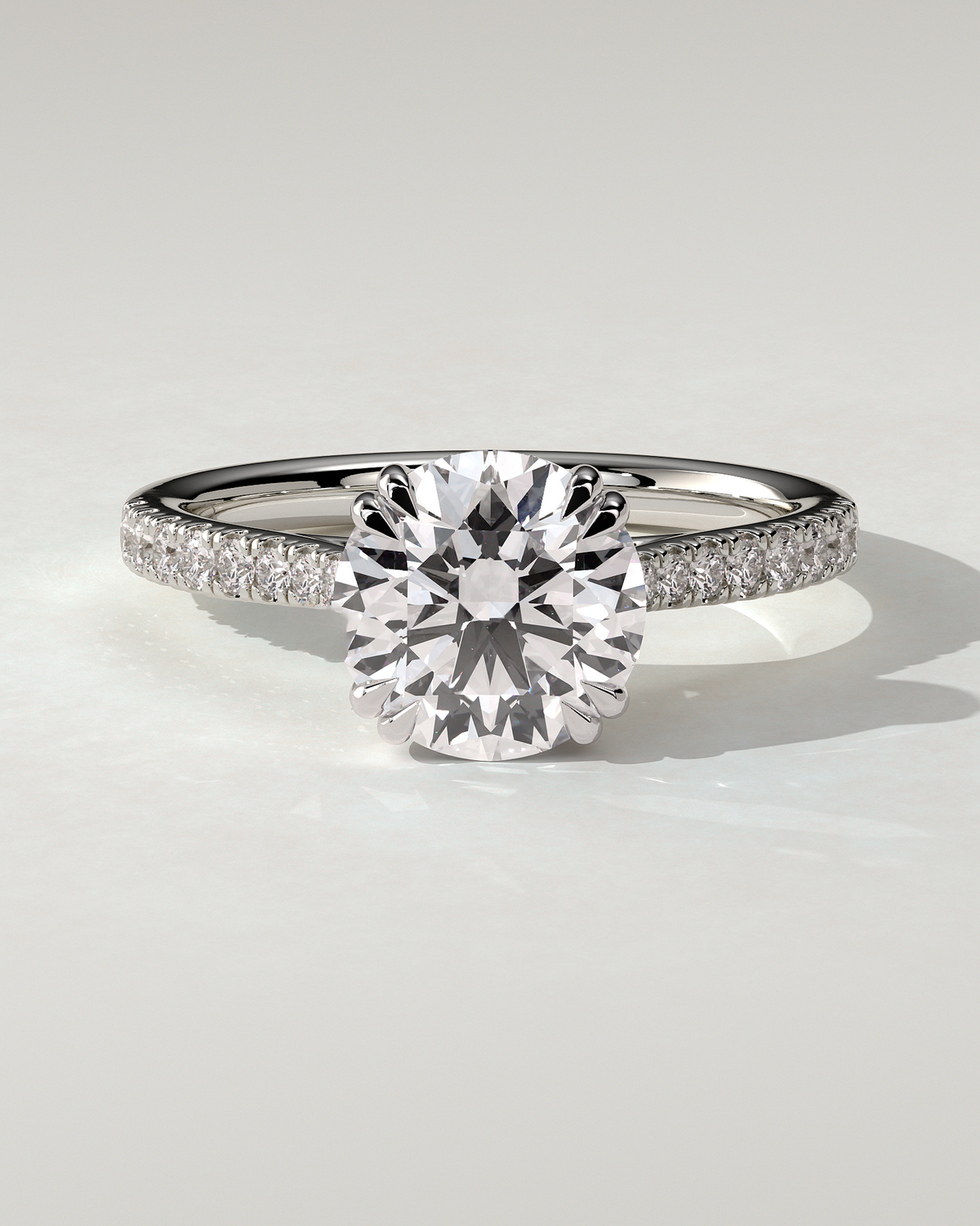 Amelia Solitaire Round Ring