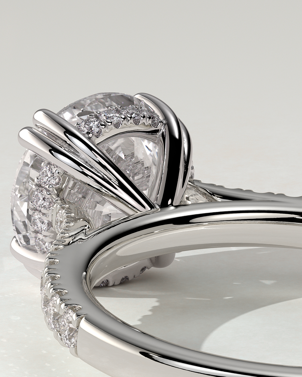 Amelia Solitaire Round Ring