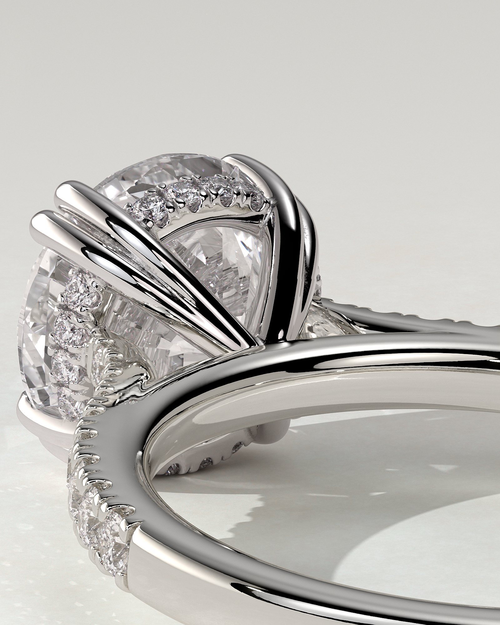 Amelia Solitaire Round Ring