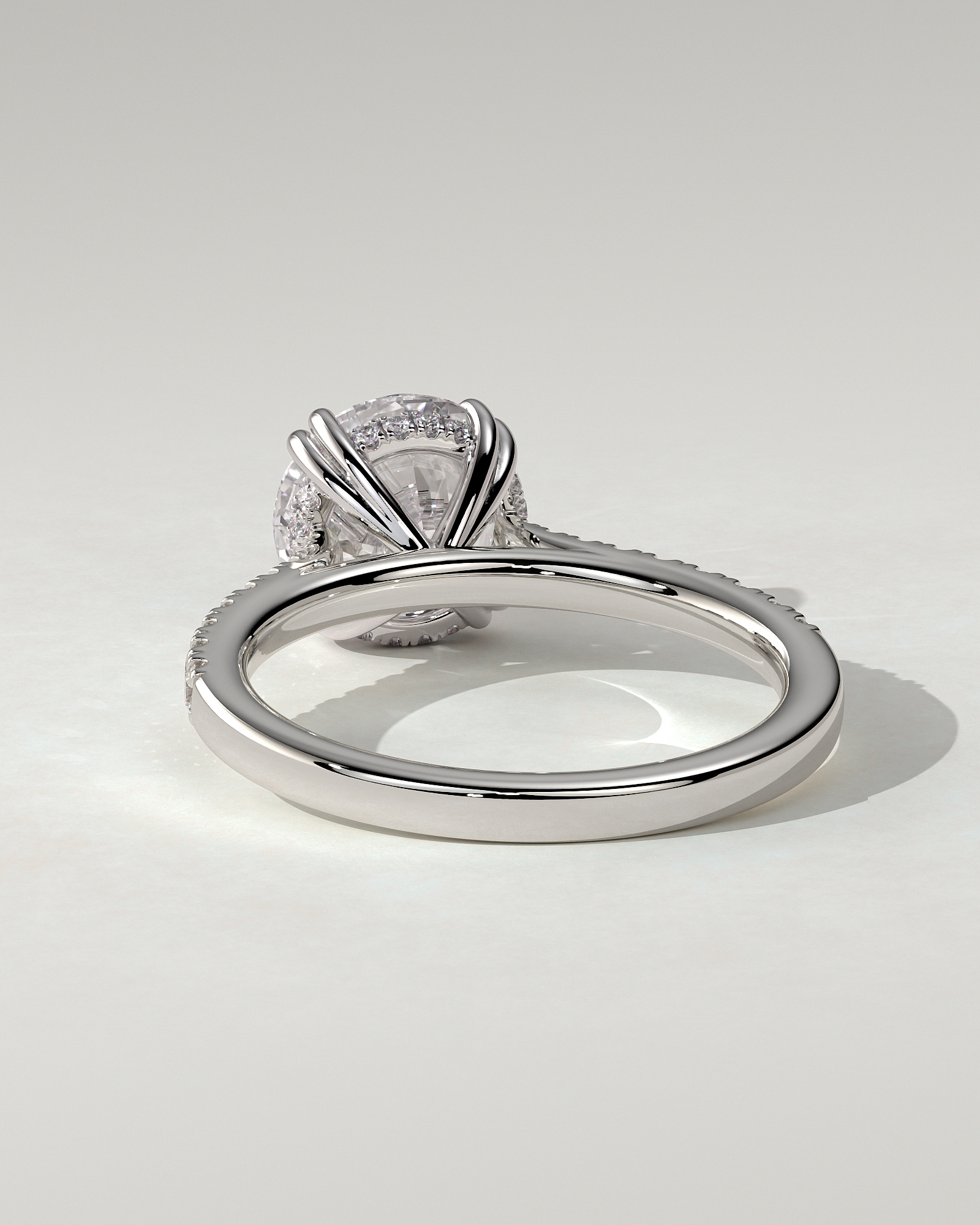 Amelia Solitaire Round Ring