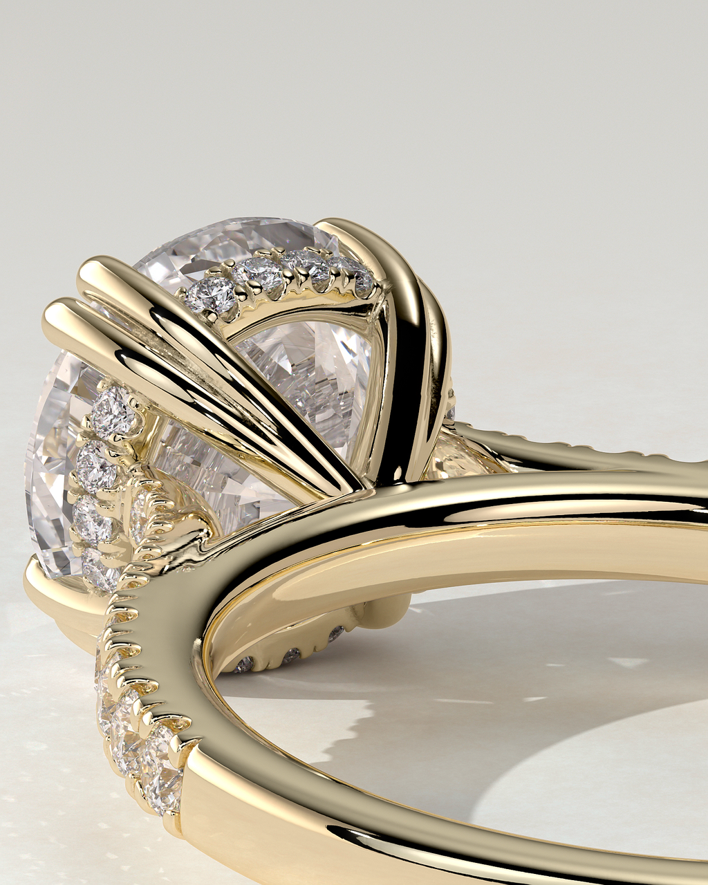 Amelia Solitaire Round Ring