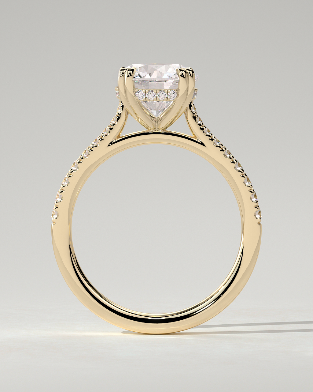 Amelia Solitaire Round Ring