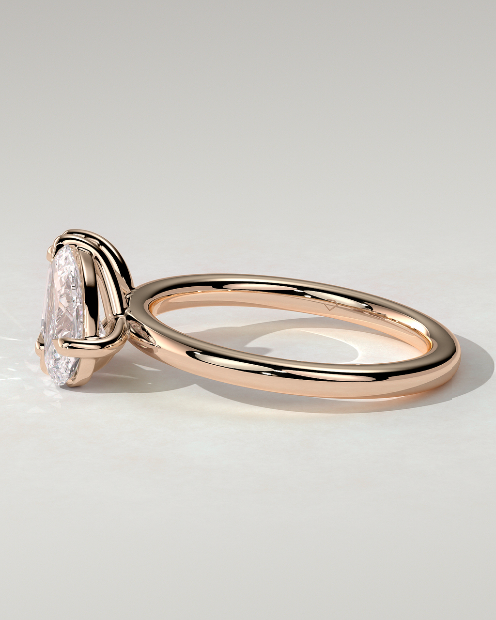 Amor Toi Et Moi Pear Ring