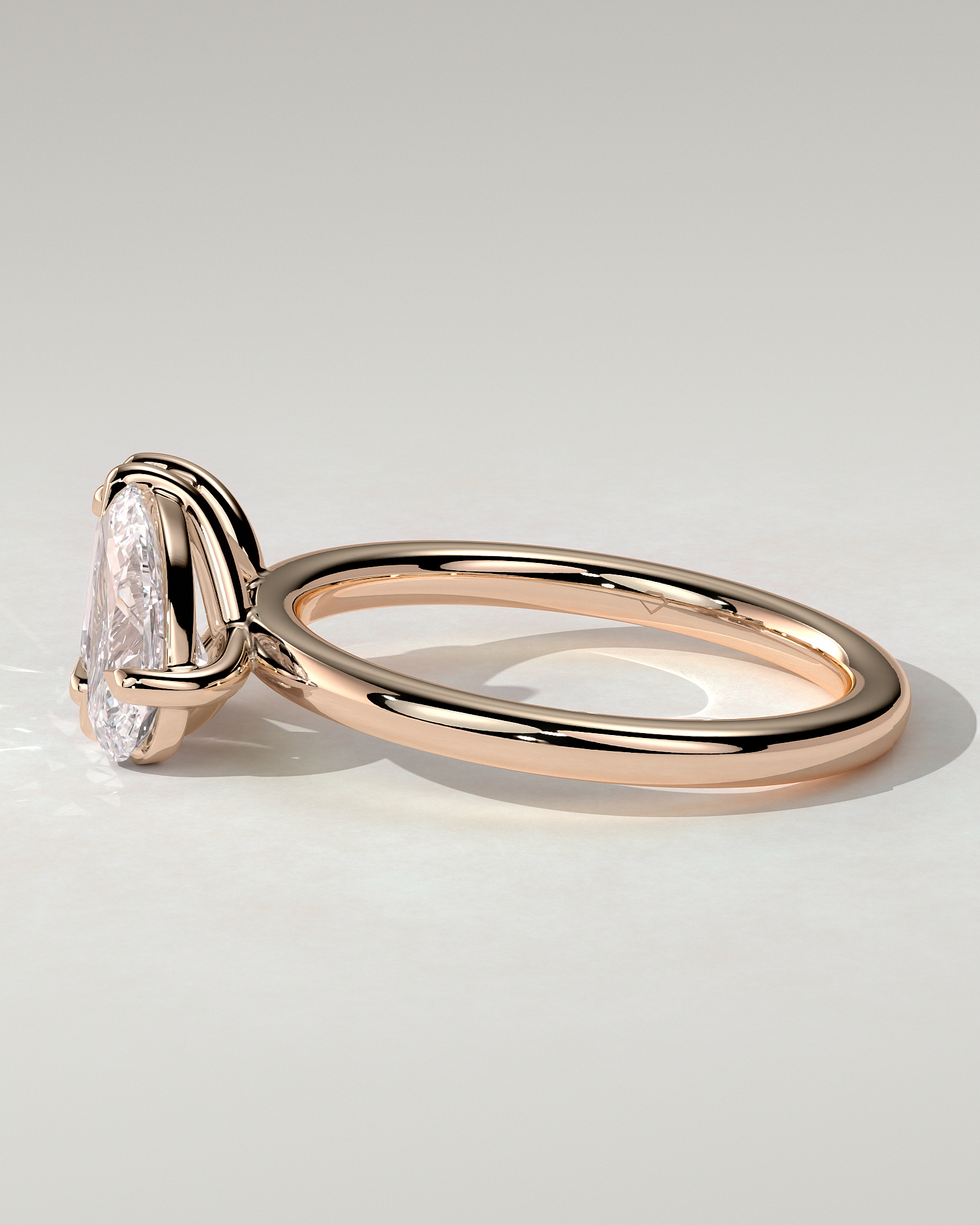 Amor Toi Et Moi Pear Ring
