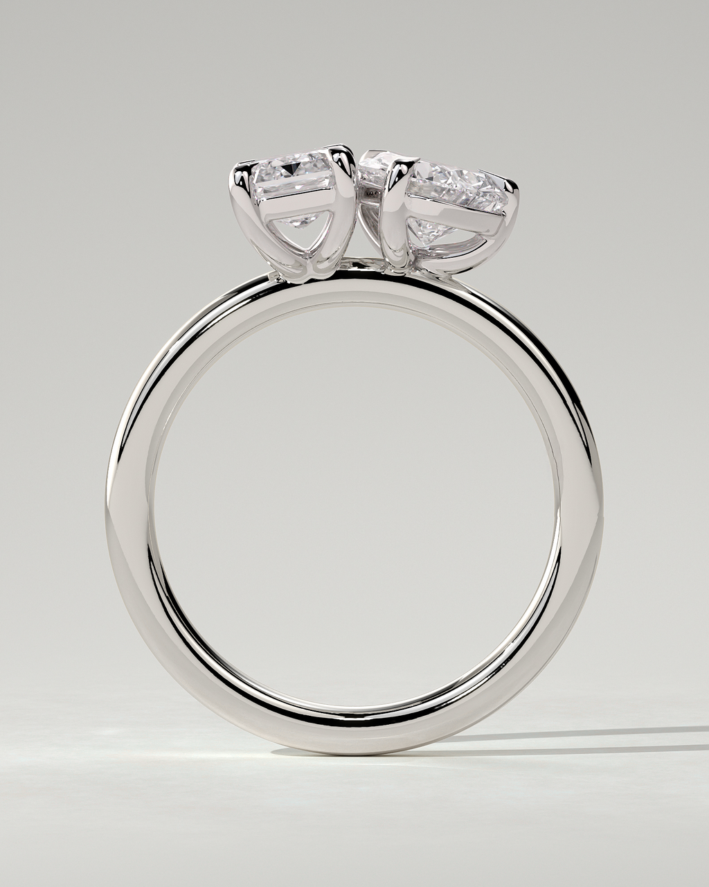 Amor Toi Et Moi Pear Ring