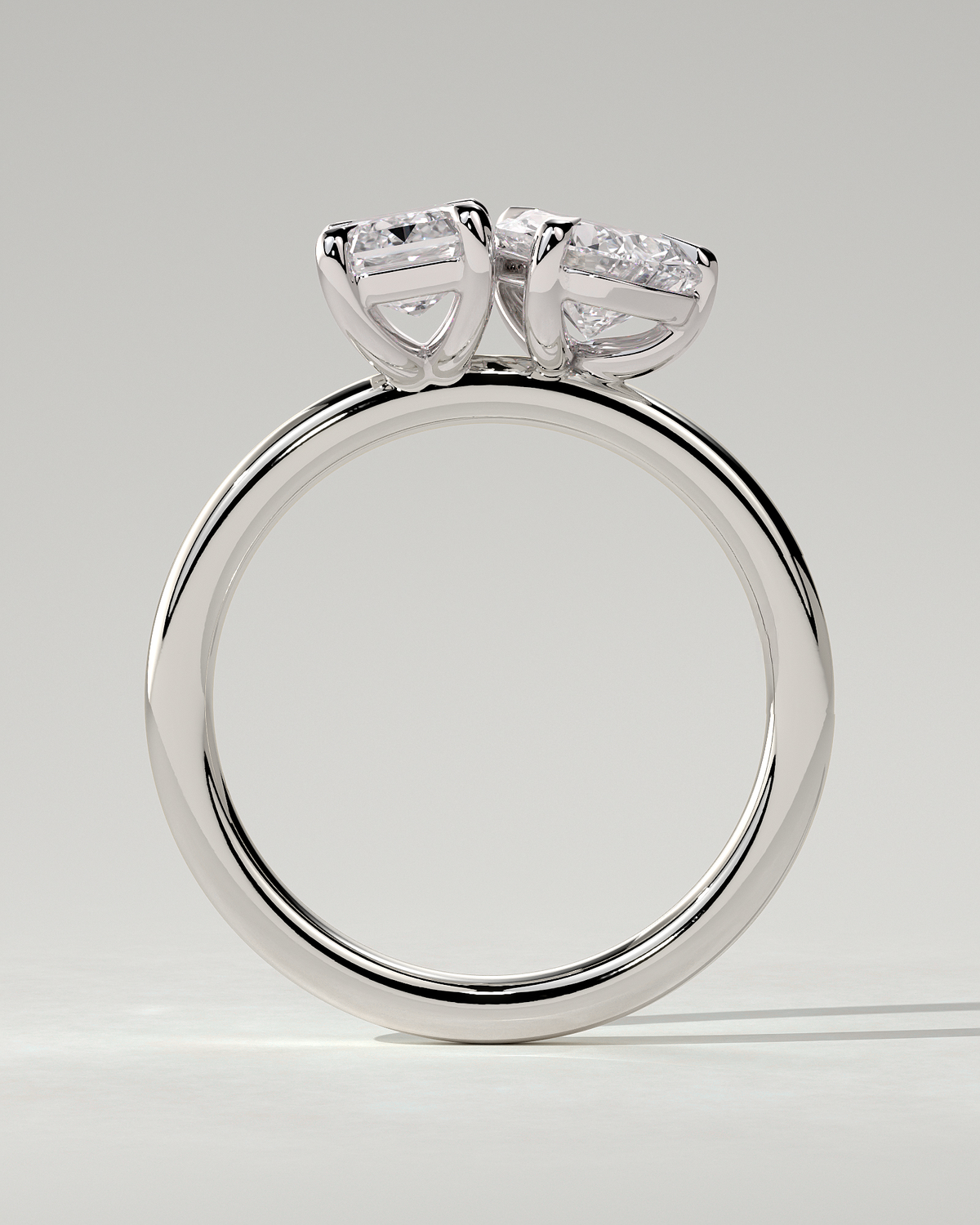 Amor Toi Et Moi Pear Ring