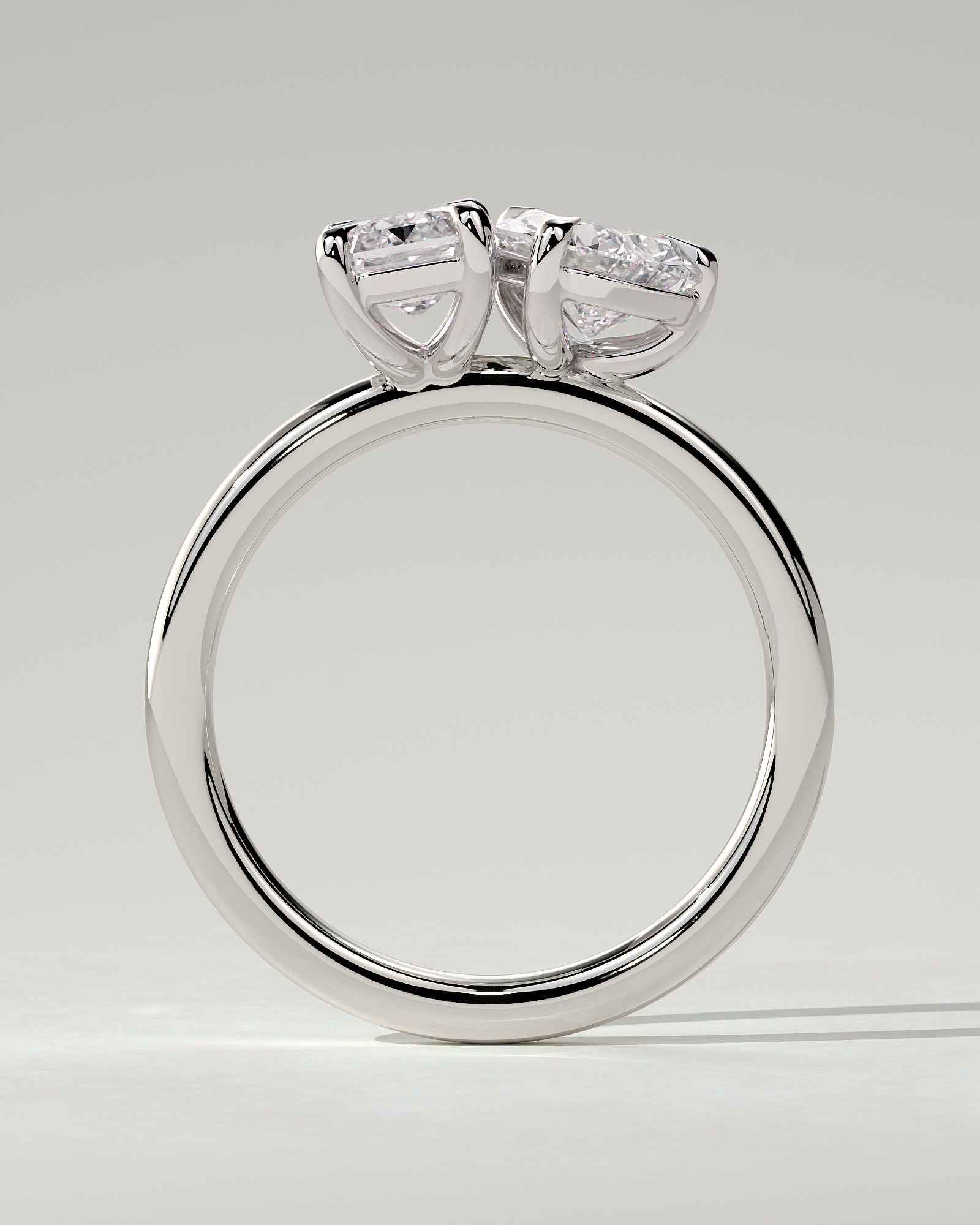 Amor Toi Et Moi Pear Ring