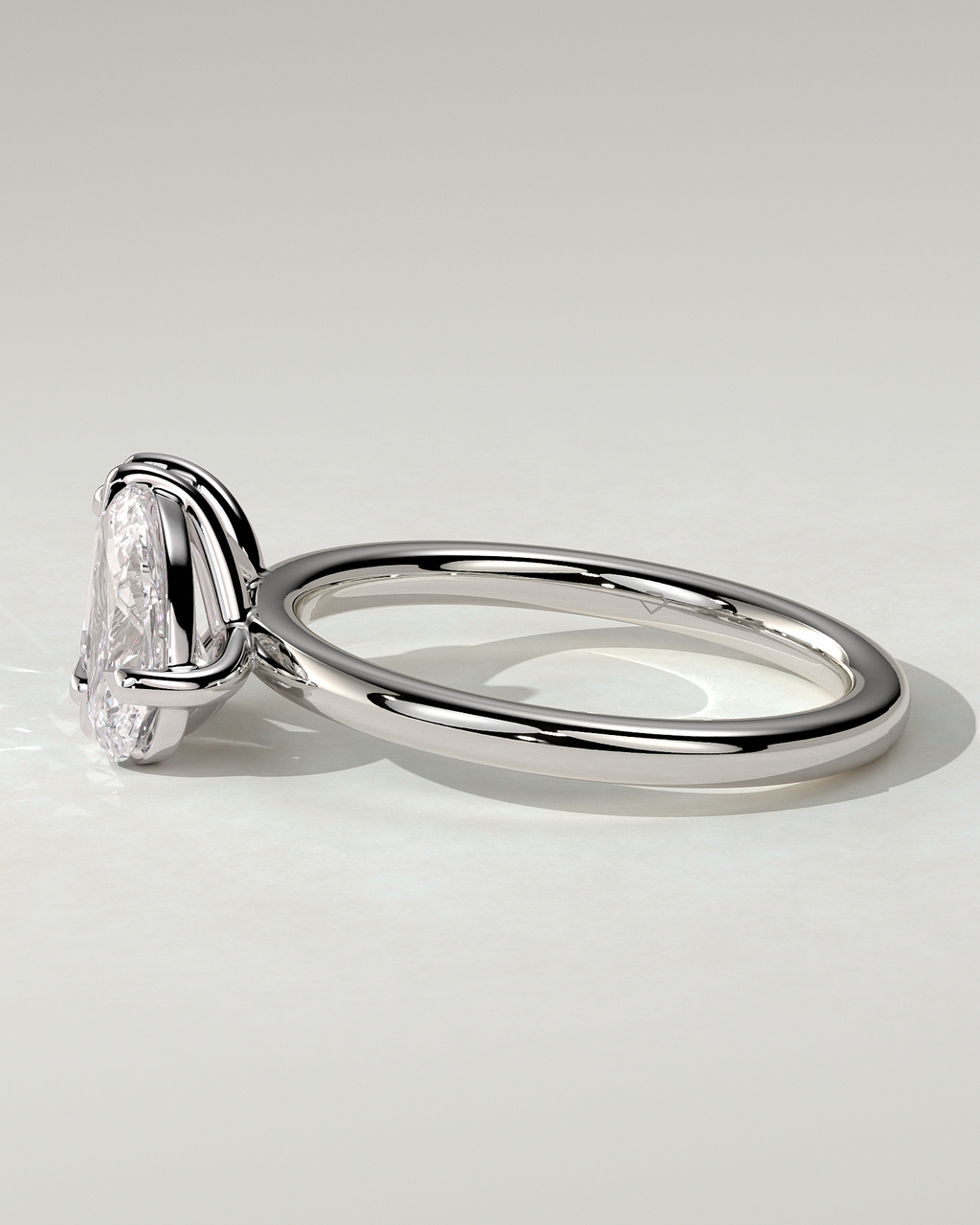 Amor Toi Et Moi Pear Ring
