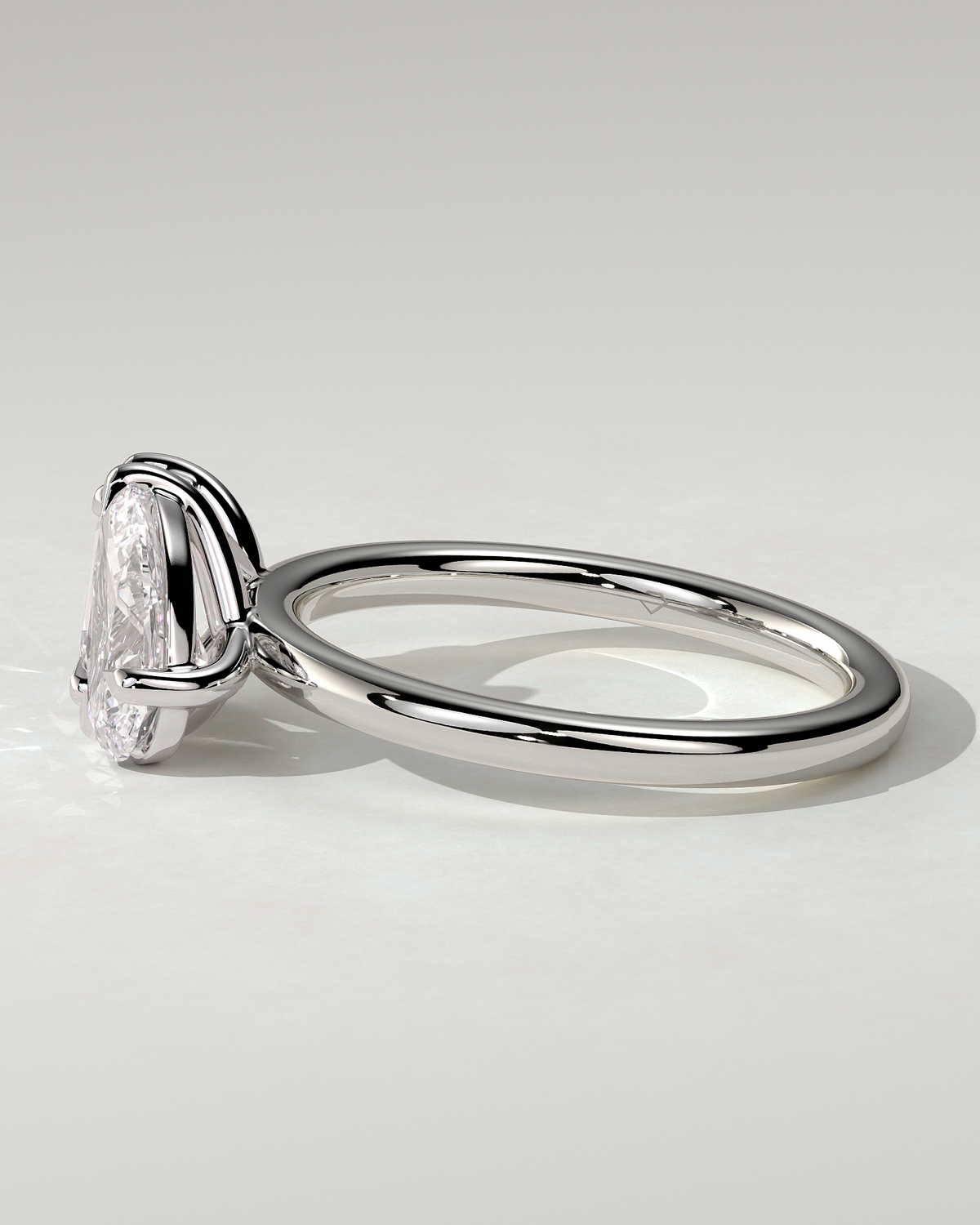 Amor Toi Et Moi Pear Ring