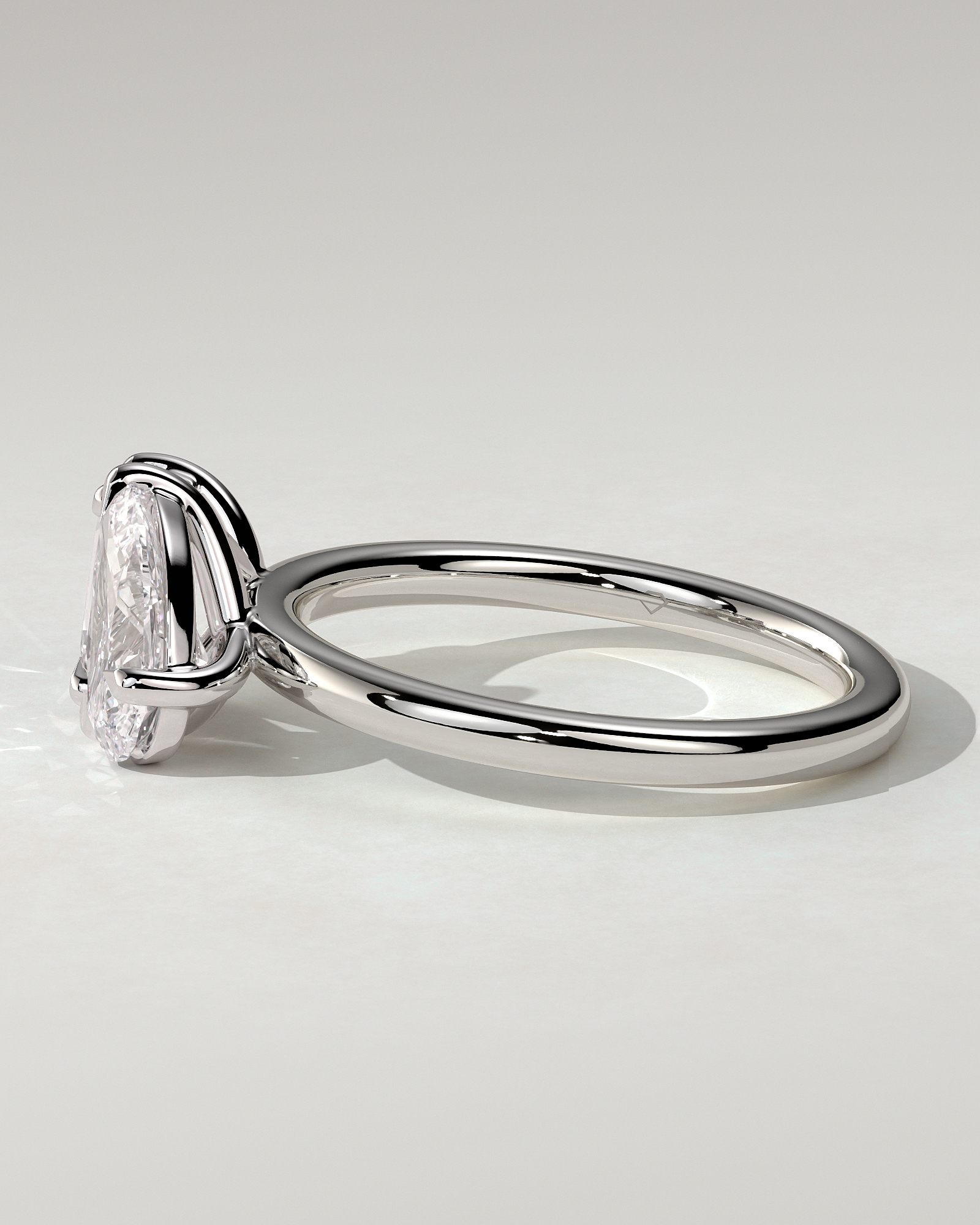 Amor Toi Et Moi Pear Ring