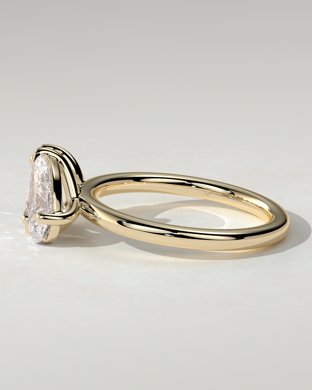 Amor Toi Et Moi Pear Ring
