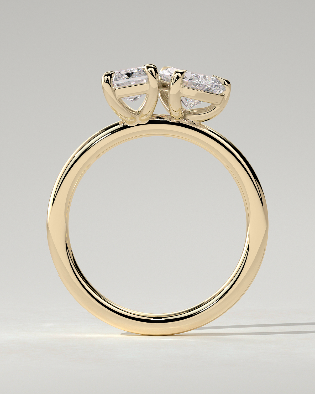 Amor Toi Et Moi Pear Ring