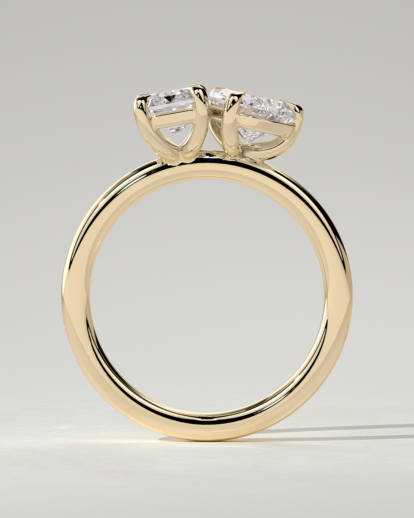 Amor Toi Et Moi Pear Ring