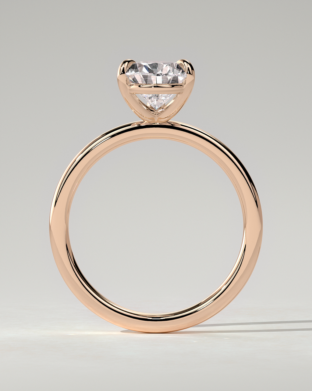 Amy Solitaire Pear Ring