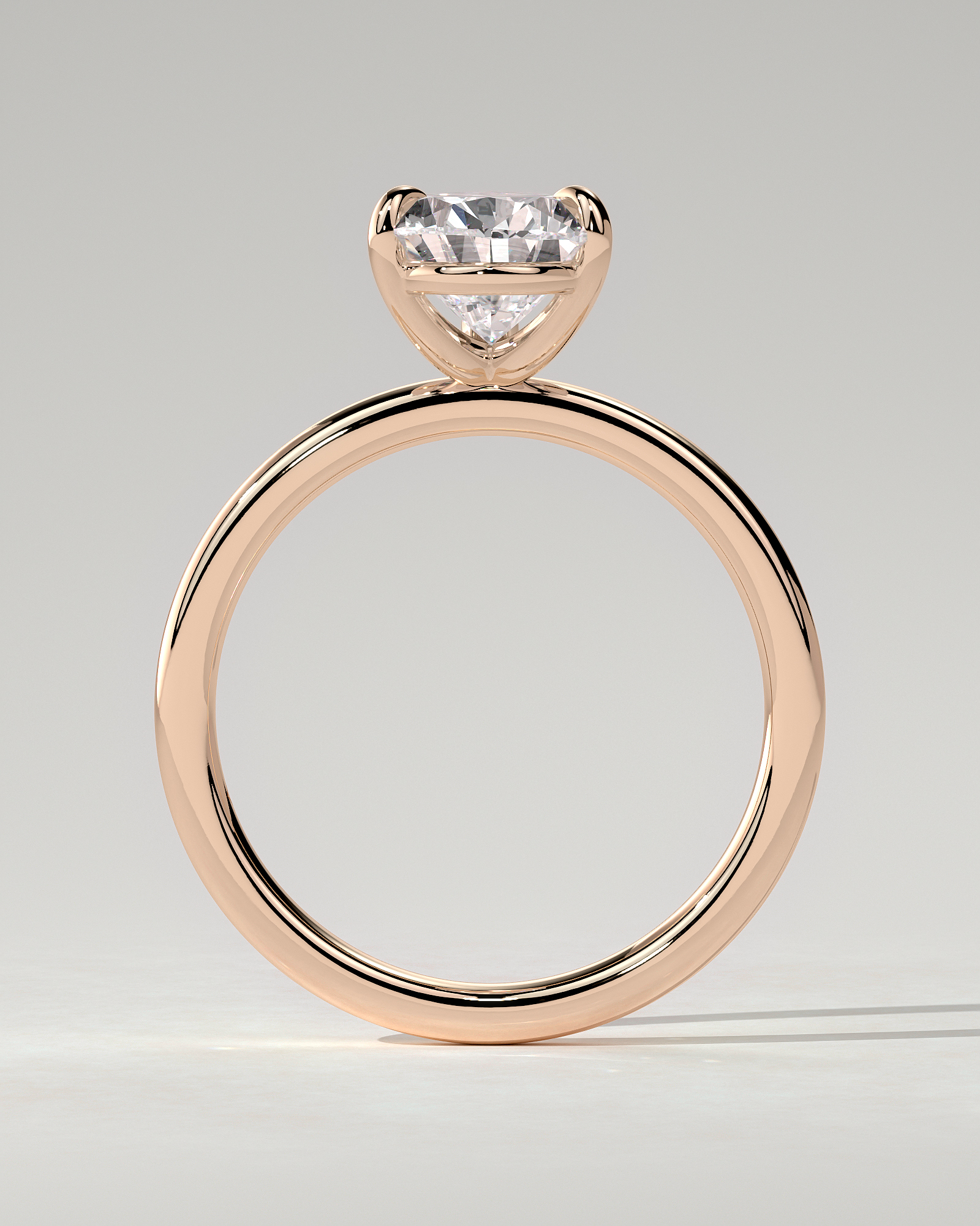 Amy Solitaire Pear Ring