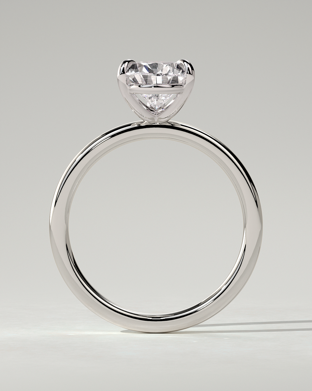 Amy Solitaire Pear Ring