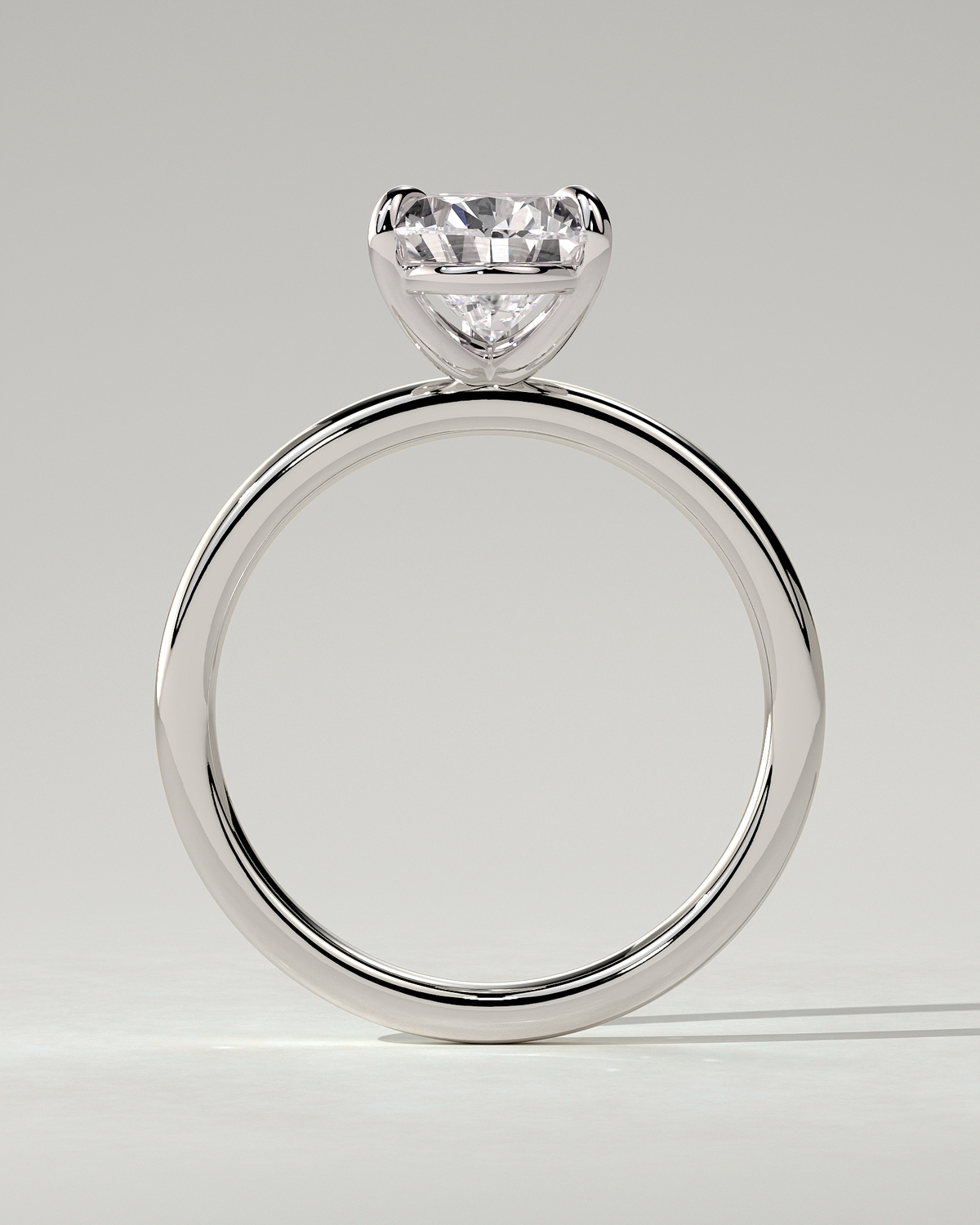 Amy Solitaire Pear Ring