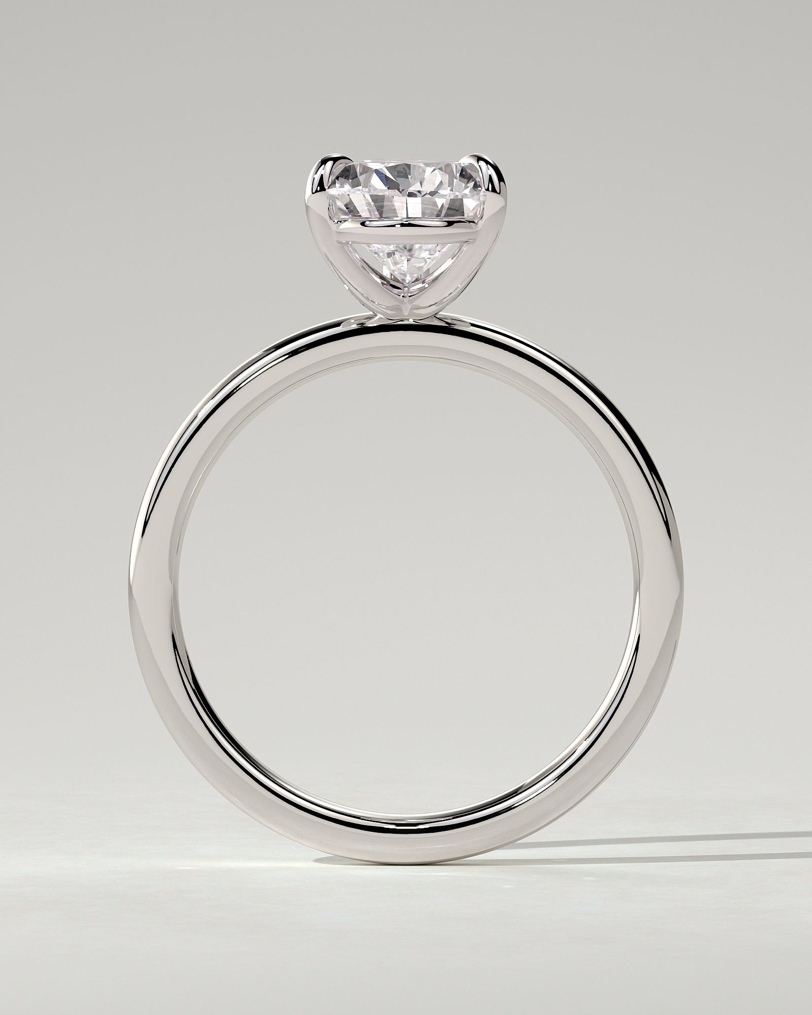 Amy Solitaire Pear Ring