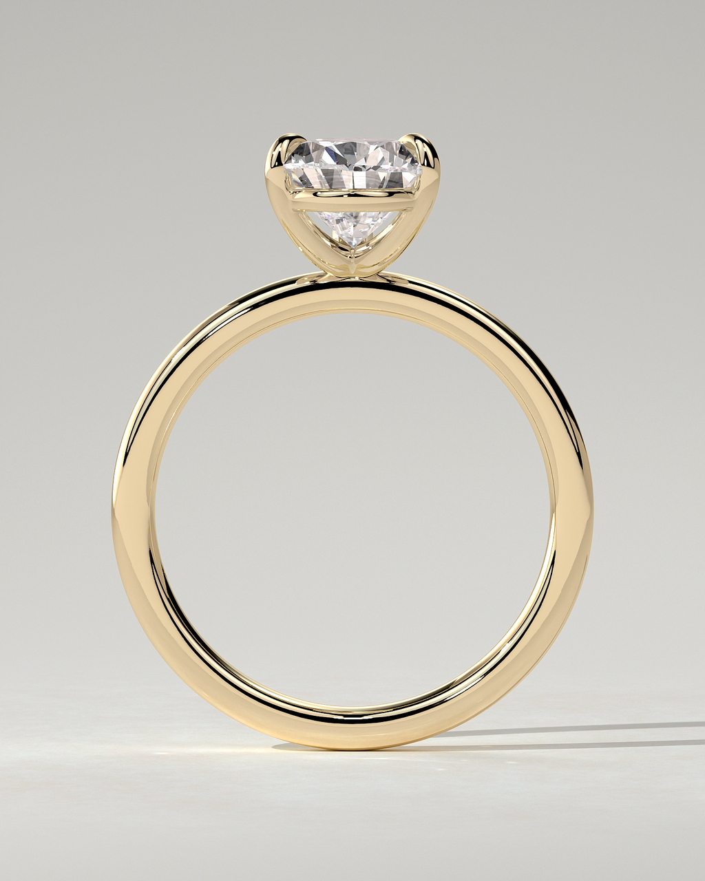 Amy Solitaire Pear Ring