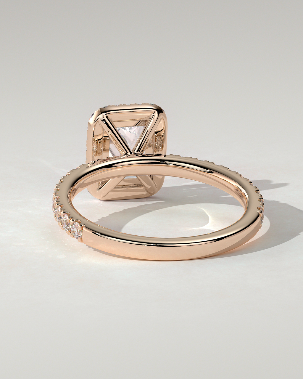 Analyce Halo Emerald Ring