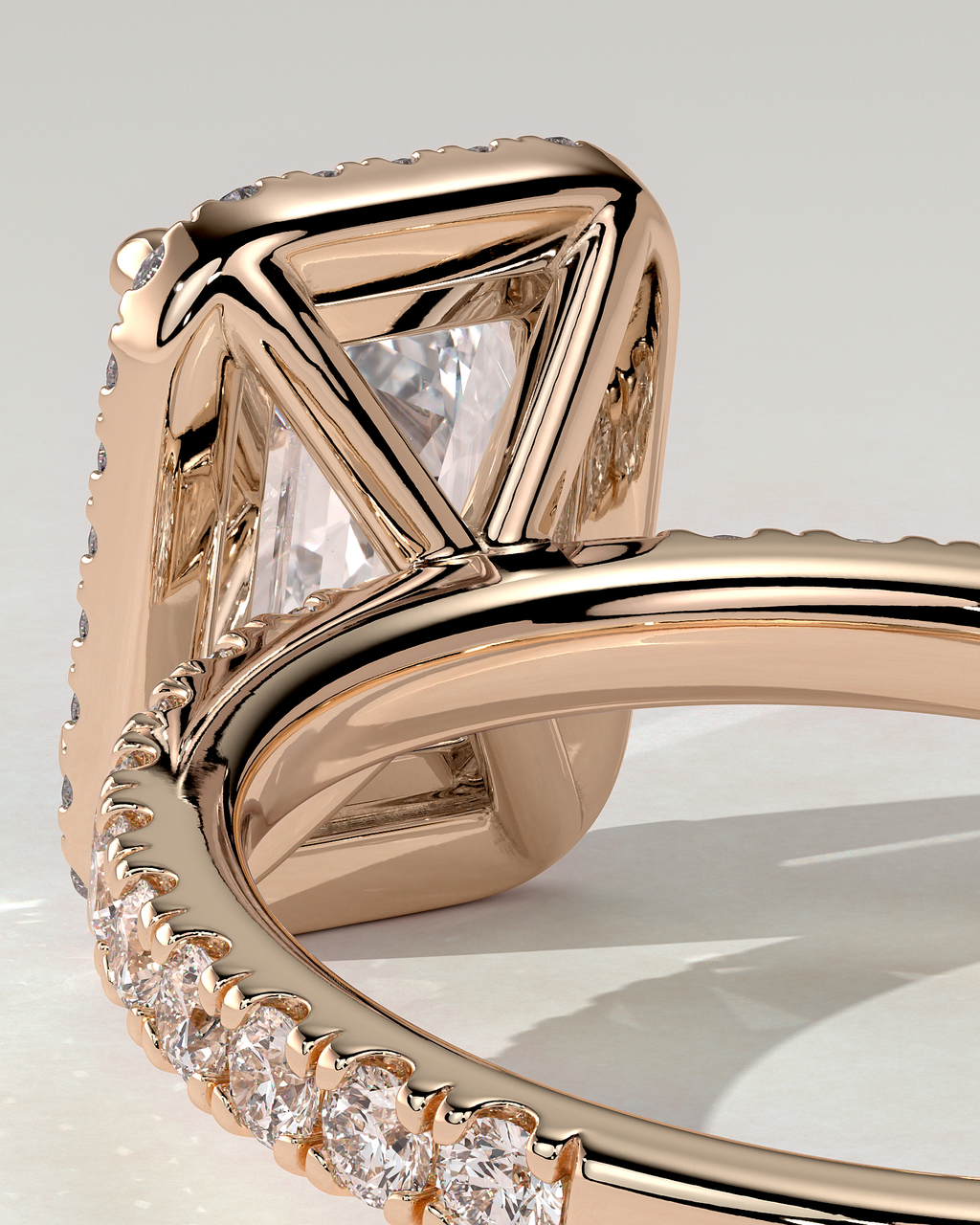 Analyce Halo Emerald Ring
