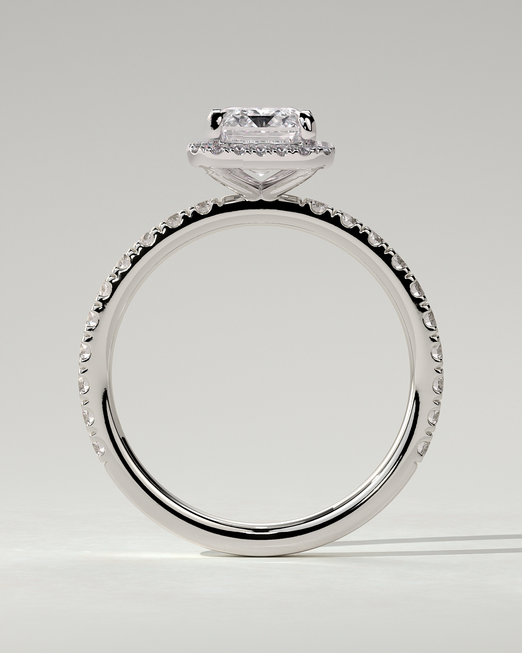 Analyce Halo Emerald Ring