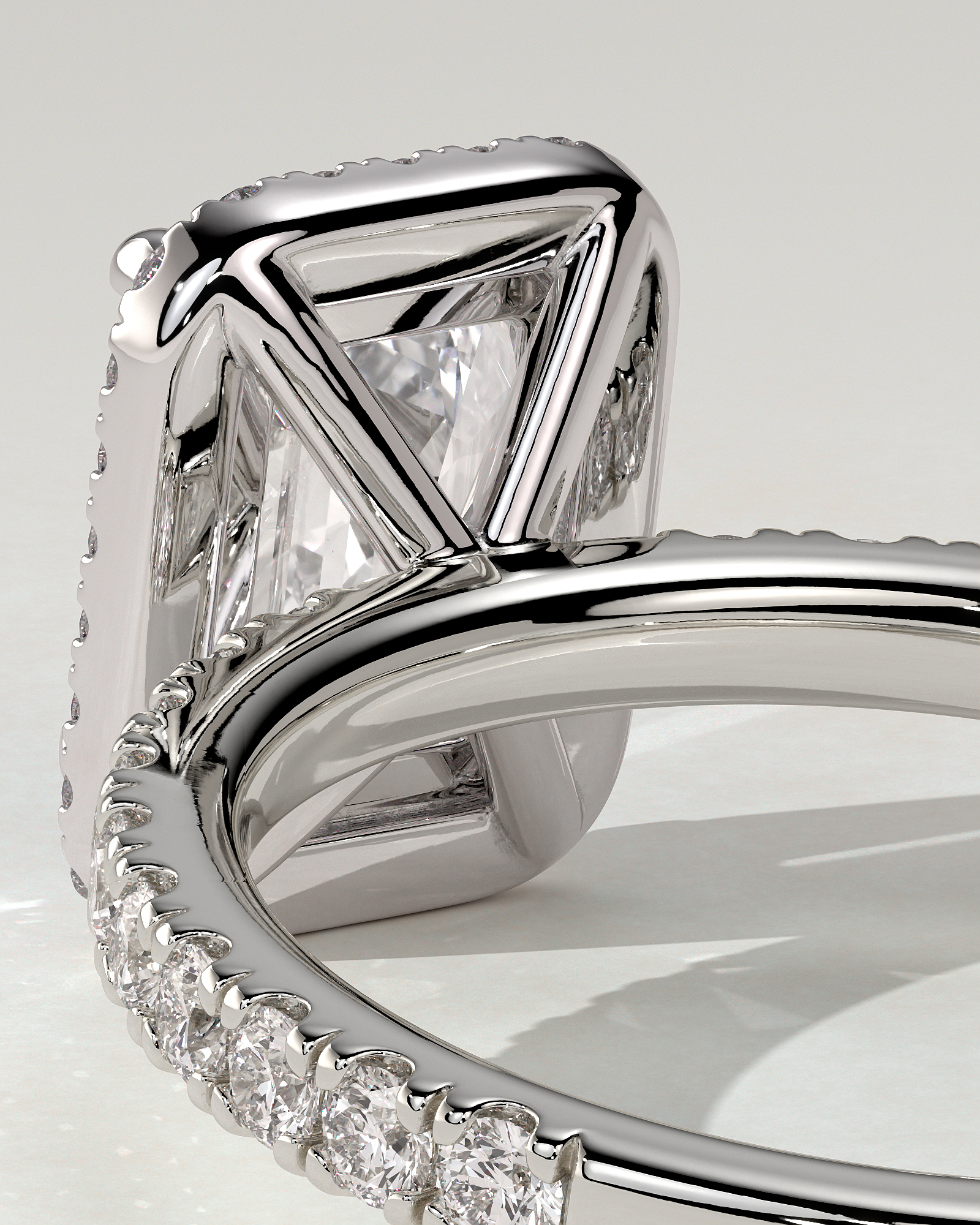 Analyce Halo Emerald Ring