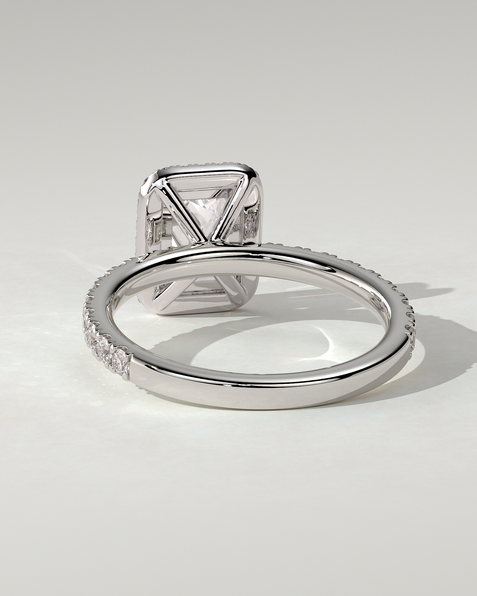 Analyce Halo Emerald Ring