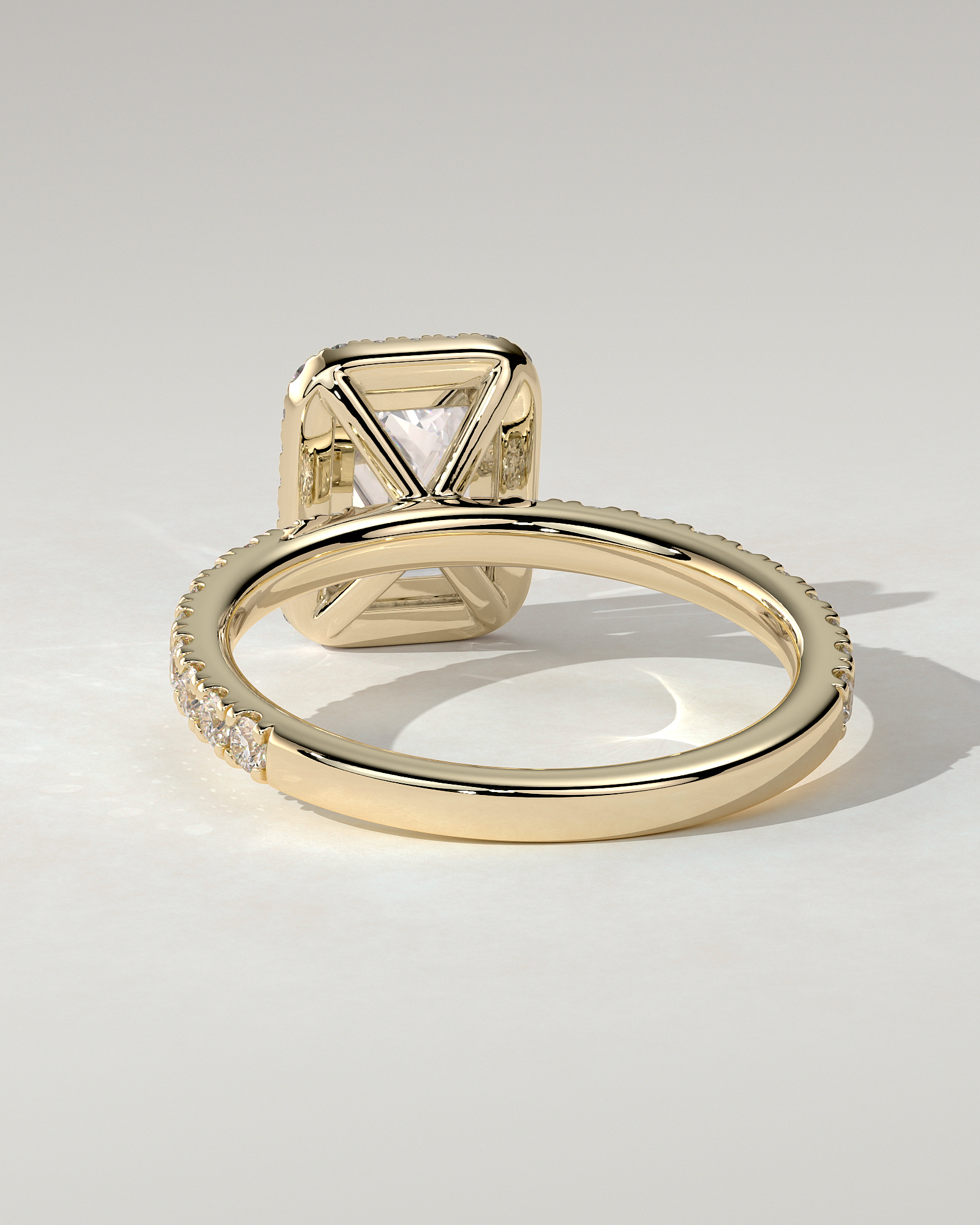 Analyce Halo Emerald Ring