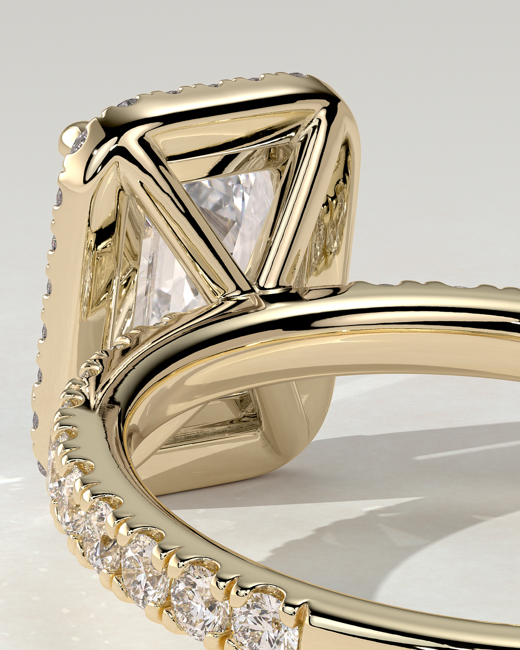 Analyce Halo Emerald Ring