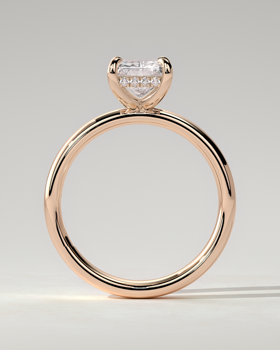 Angelina Solitaire Radiant Ring