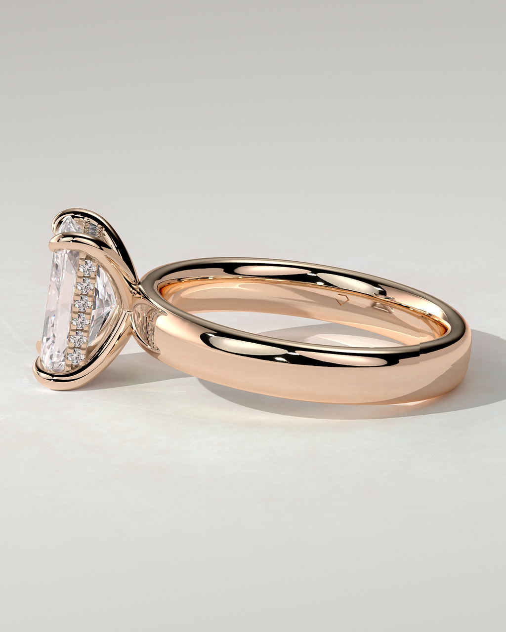 Angelina Solitaire Radiant Ring