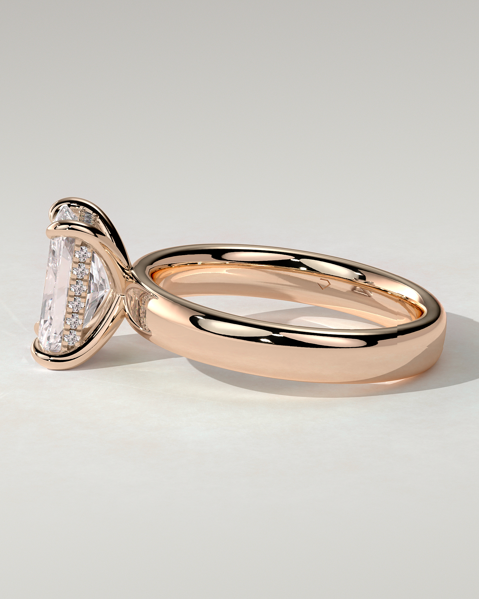 Angelina Solitaire Radiant Ring