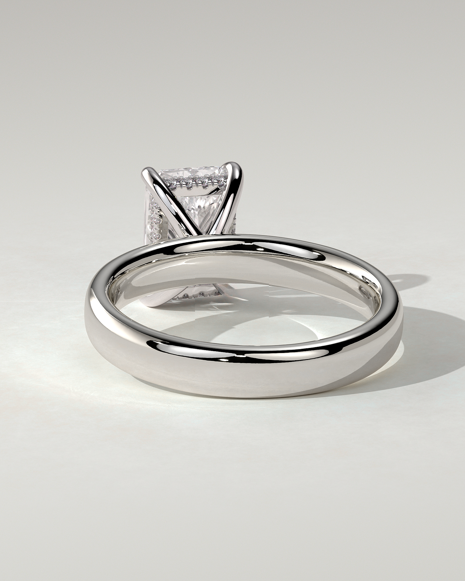 Angelina Solitaire Radiant Ring