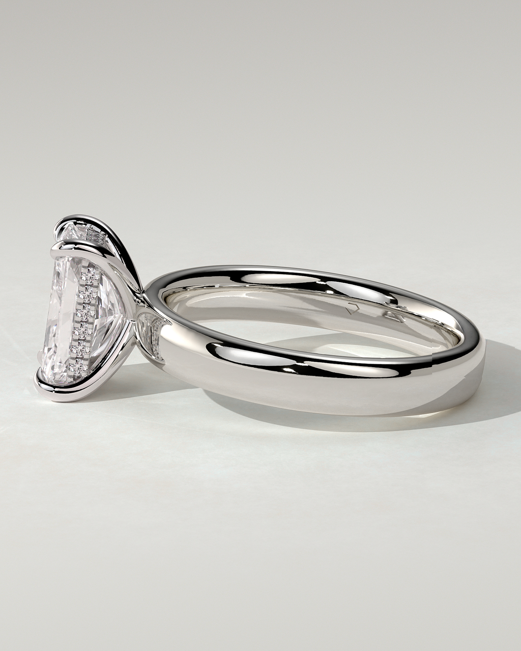 Angelina Solitaire Radiant Ring