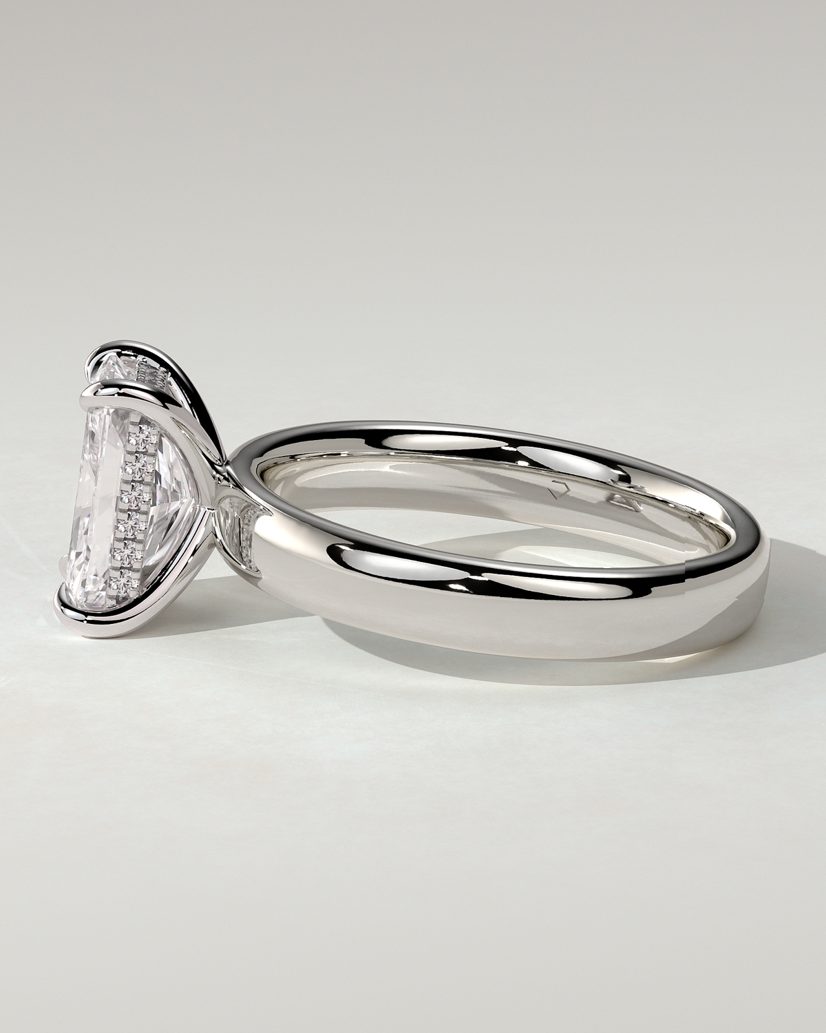 Angelina Solitaire Radiant Ring