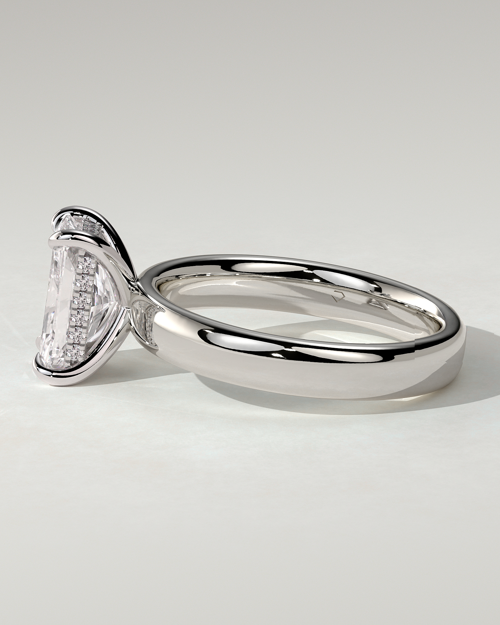 Angelina Solitaire Radiant Ring