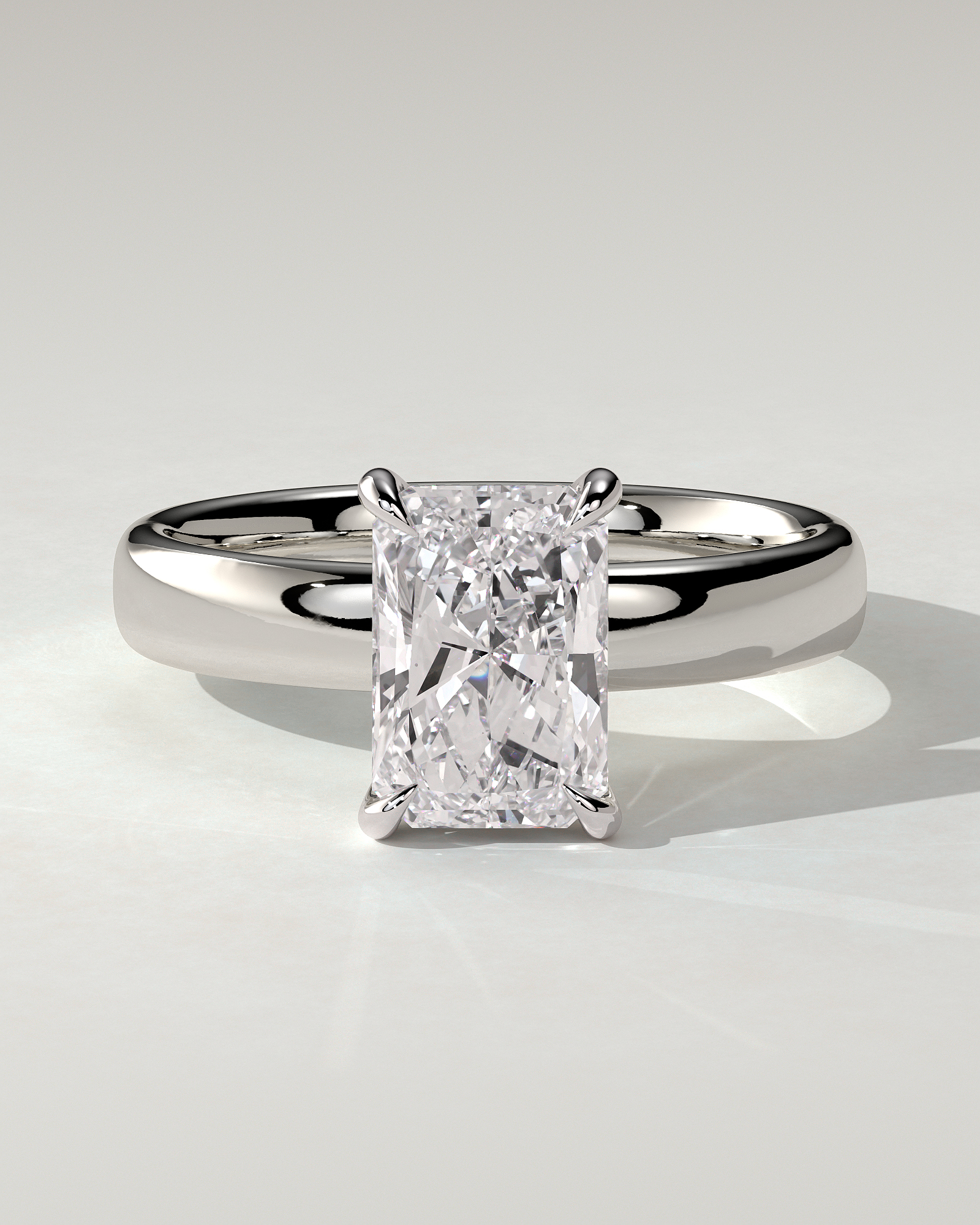 Angelina Solitaire Radiant Ring