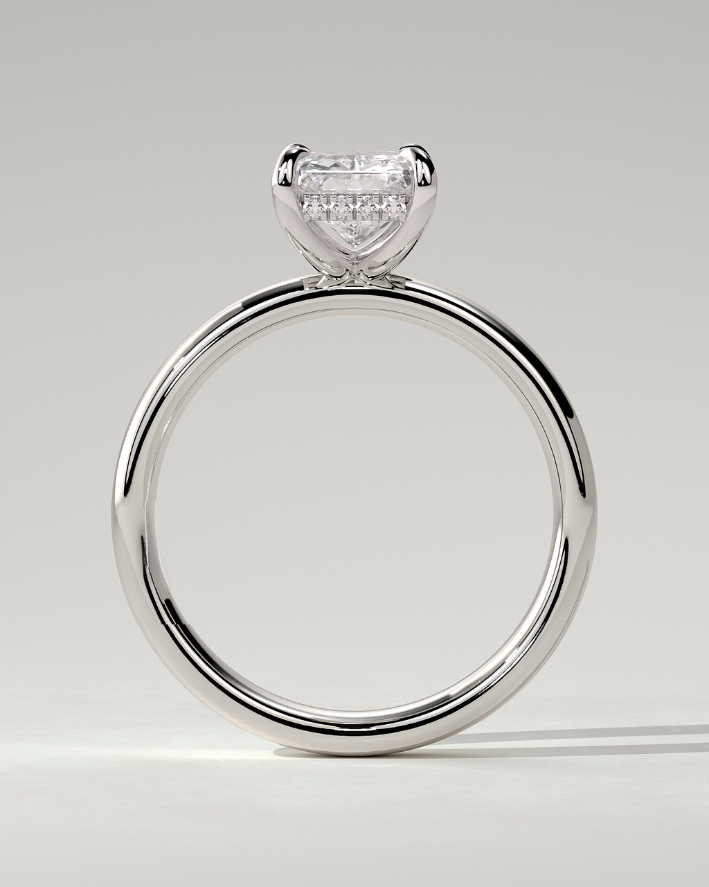 Angelina Solitaire Radiant Ring