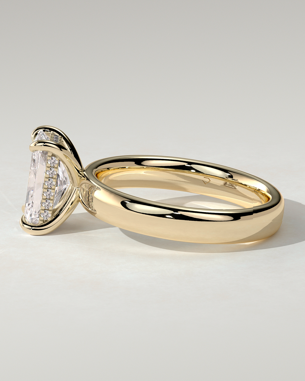 Angelina Solitaire Radiant Ring