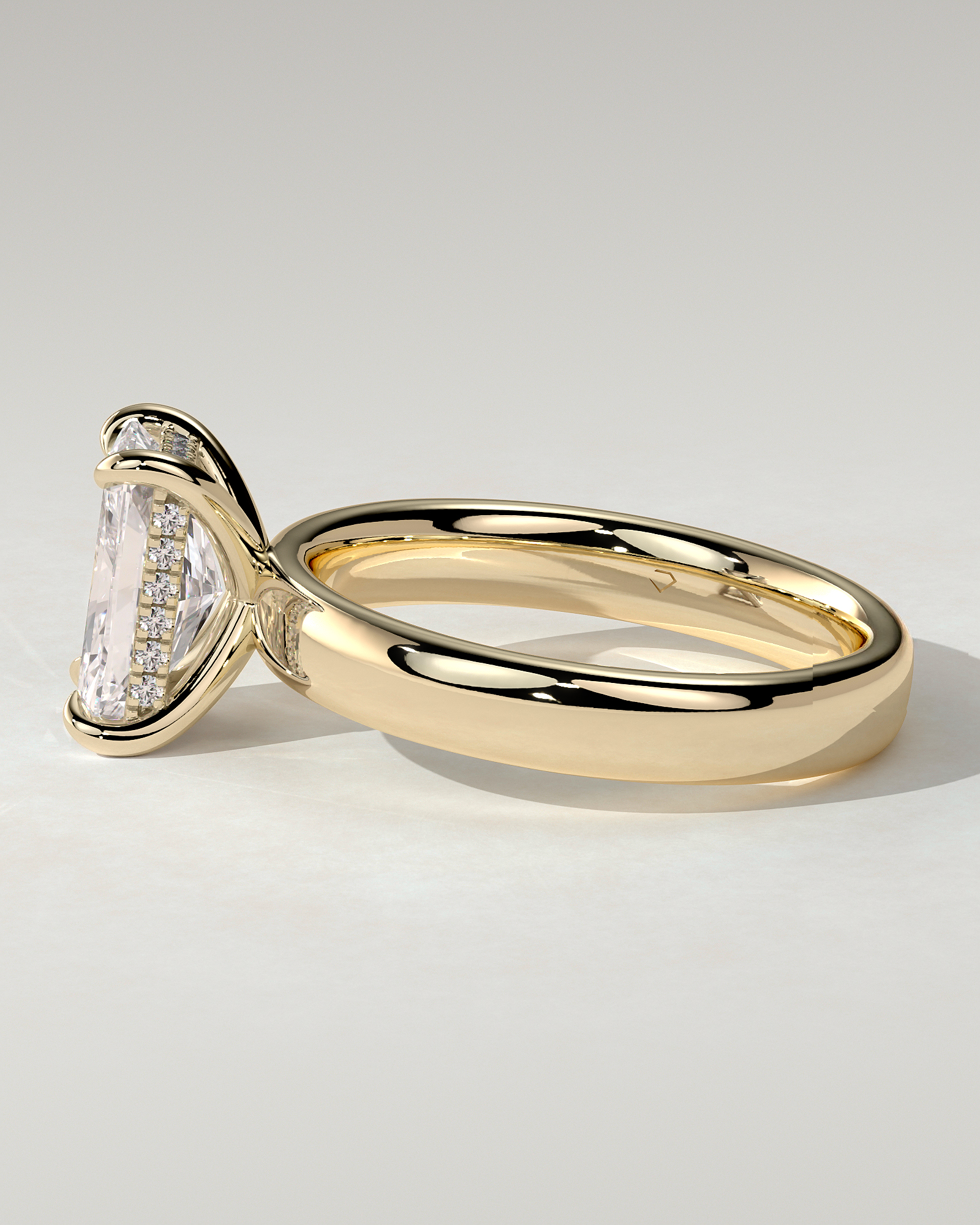 Angelina Solitaire Radiant Ring