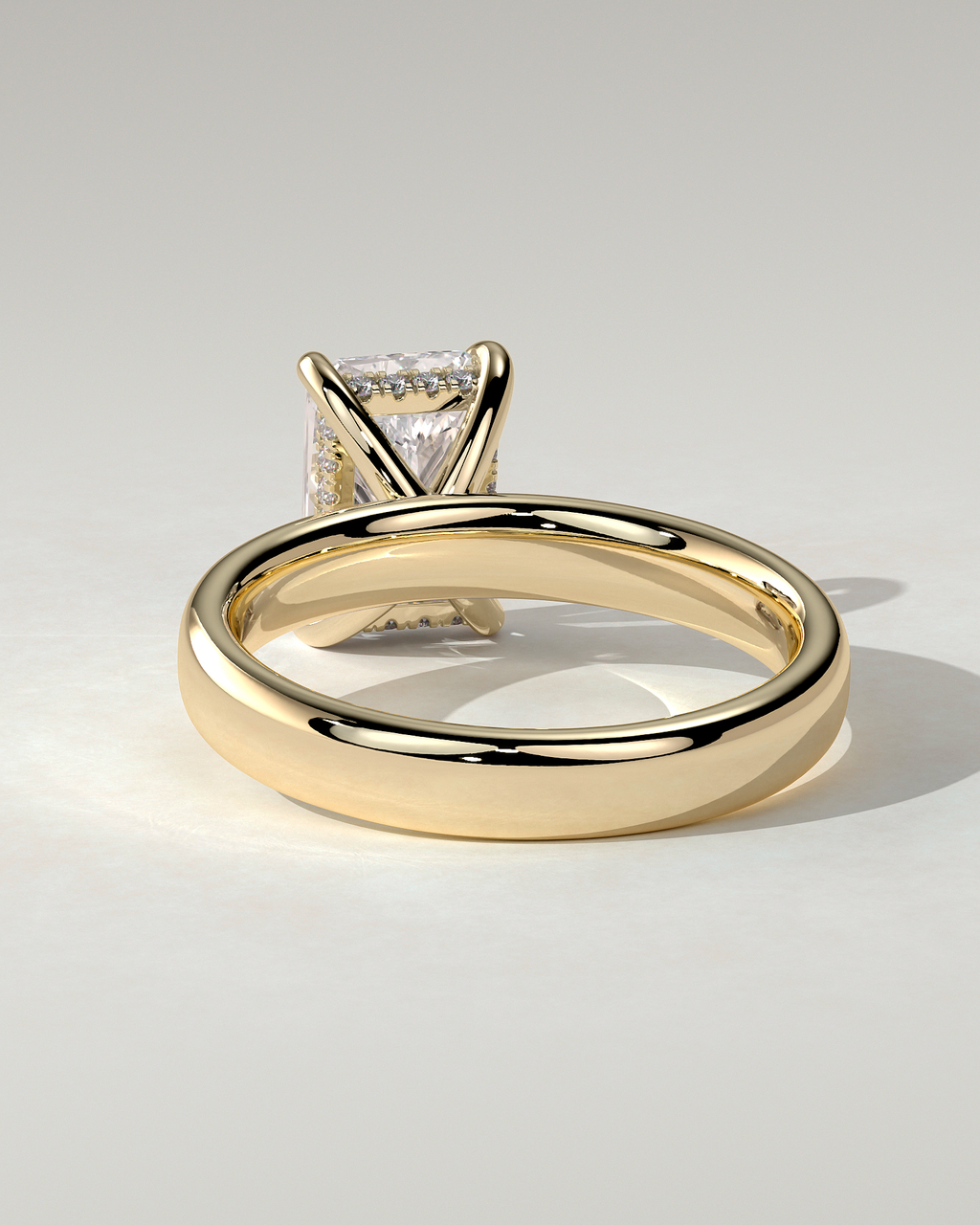 Angelina Solitaire Radiant Ring
