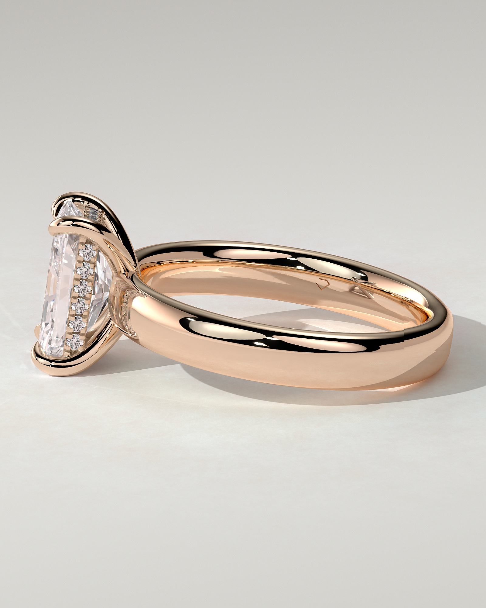 Angelina Solitaire Radiant Ring