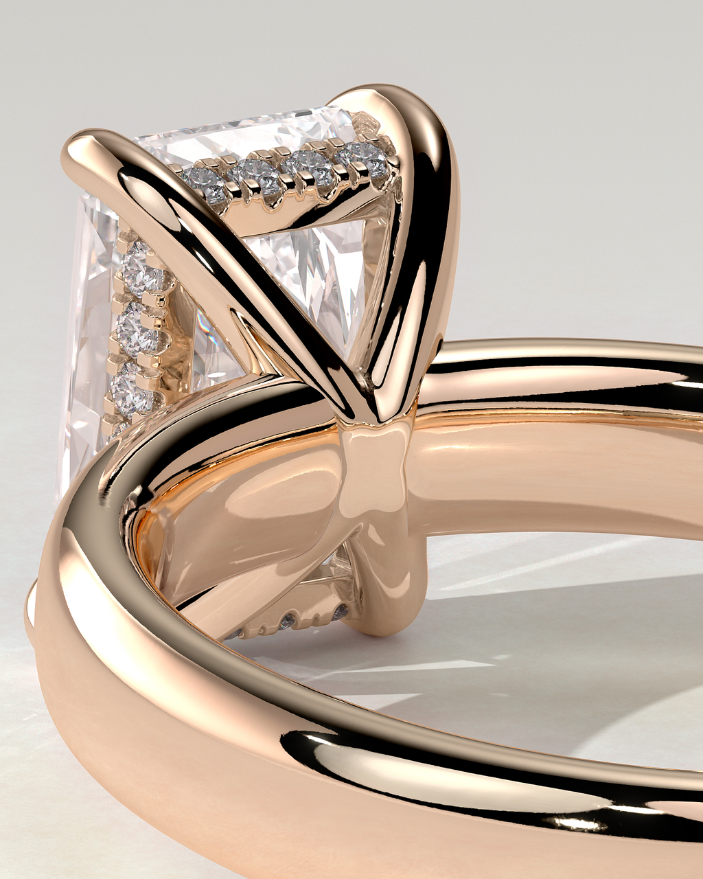 Angelina Solitaire Radiant Ring