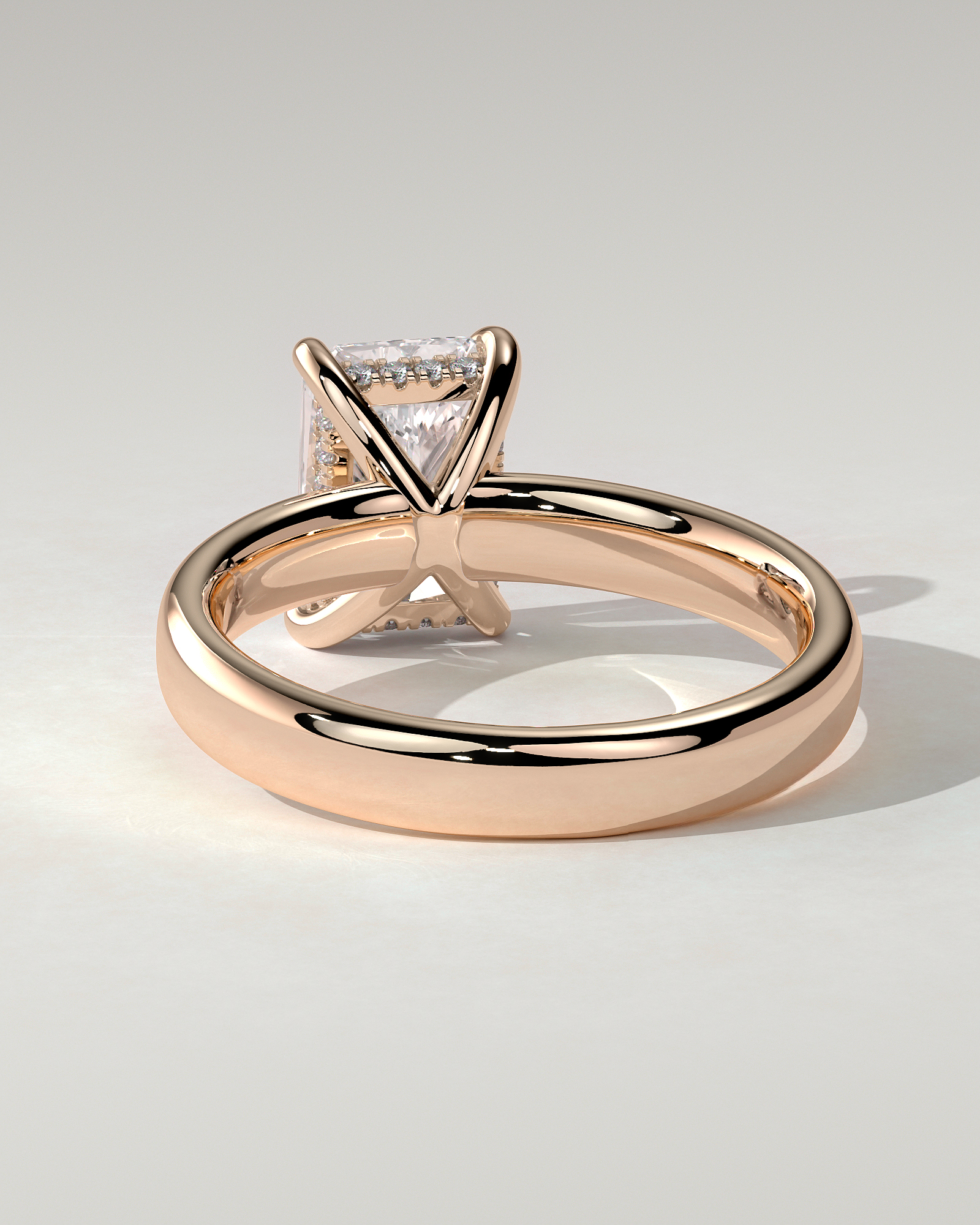 Angelina Solitaire Radiant Ring