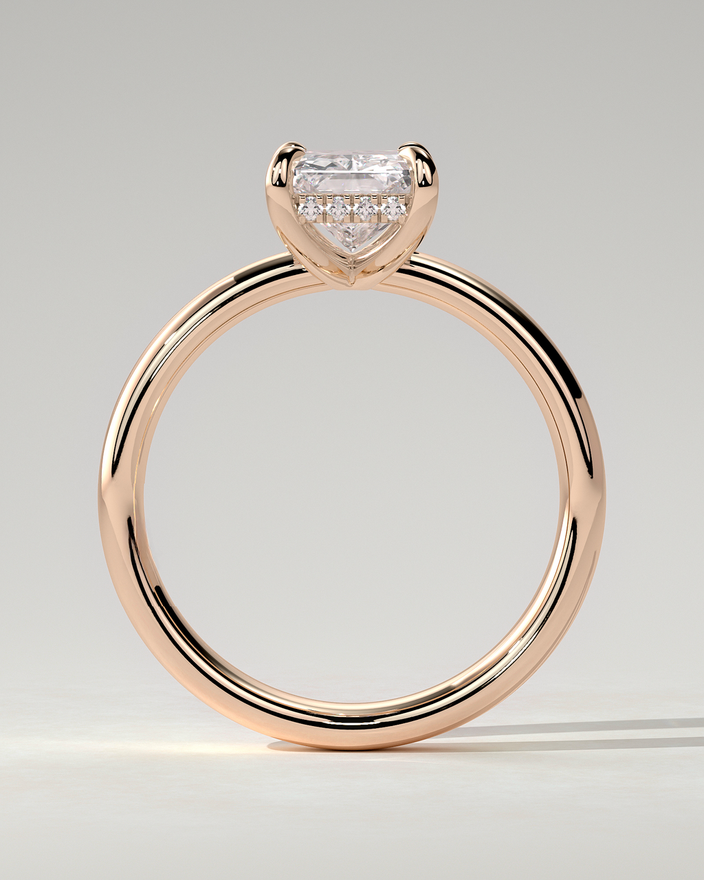 Angelina Solitaire Radiant Ring