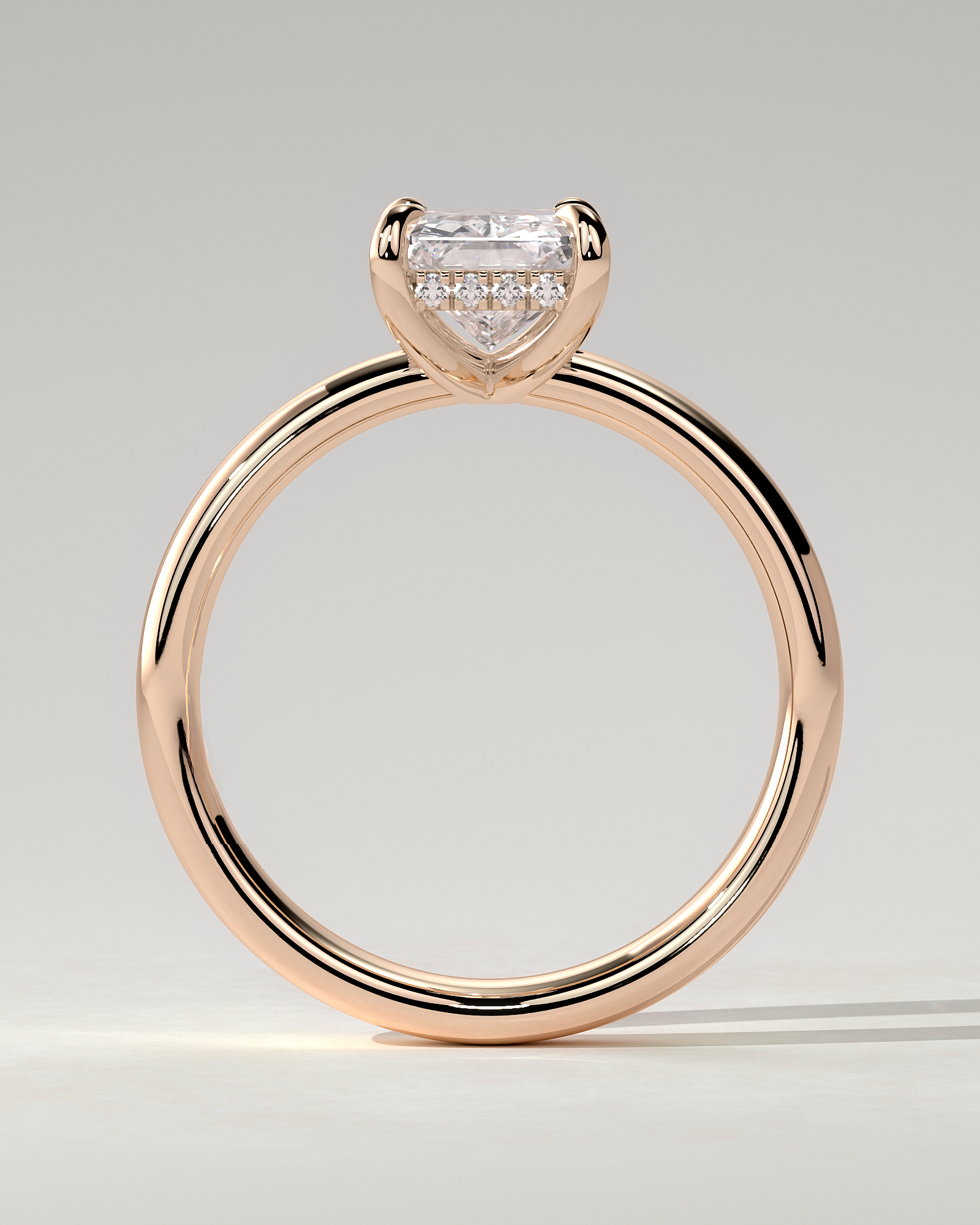 Angelina Solitaire Radiant Ring
