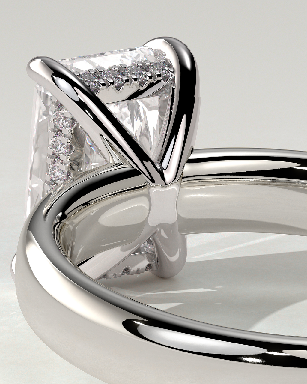 Angelina Solitaire Radiant Ring