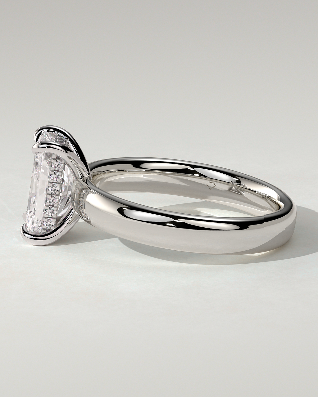 Angelina Solitaire Radiant Ring